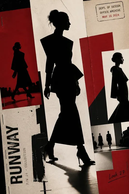 Avant Garde Silhouette Collages