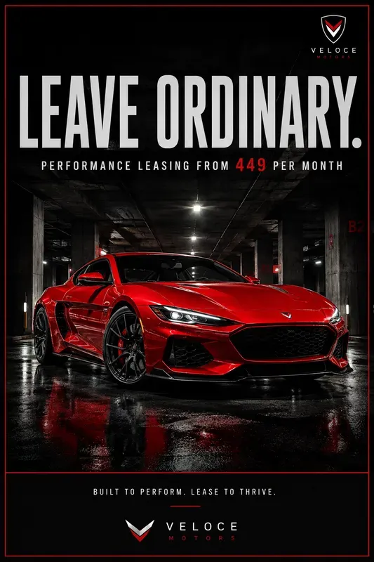 Automotive Advertising Poster Generator