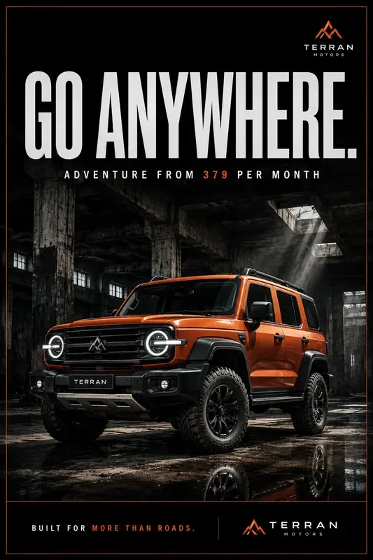 Automotive Advertising Poster Generator