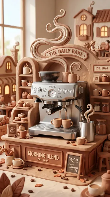 Cozy Morning Cafe Clay Studios