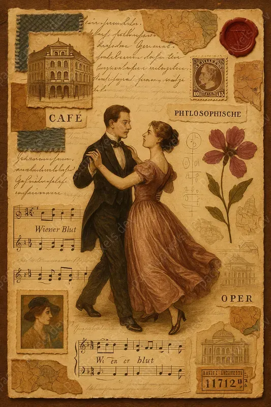 19th Artistic Vienna Junk Journal Pages