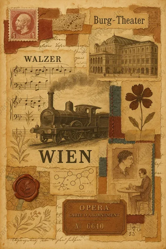 19th Artistic Vienna Junk Journal Pages