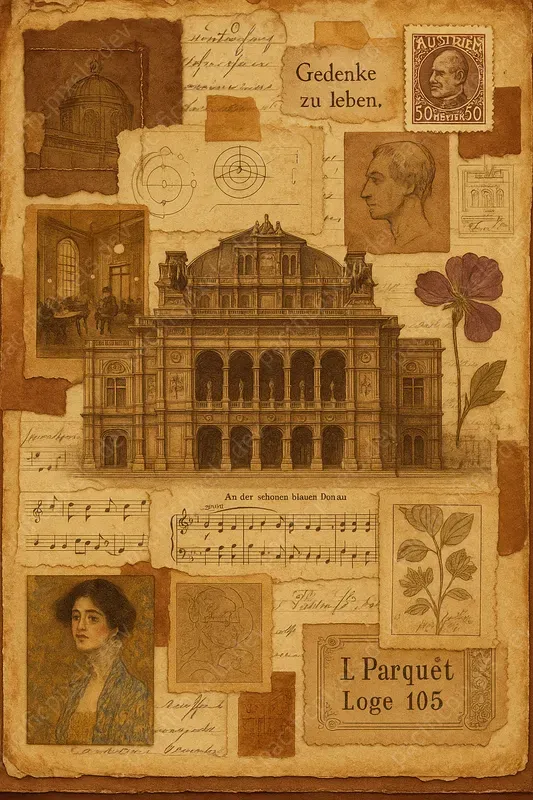19th Artistic Vienna Junk Journal Pages