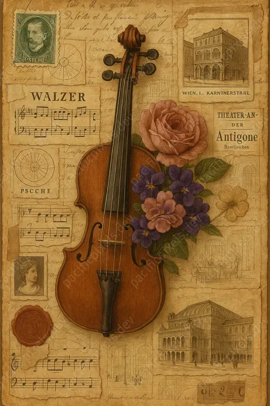 19th Artistic Vienna Junk Journal Pages