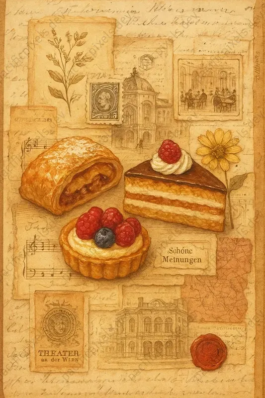 19th Artistic Vienna Junk Journal Pages