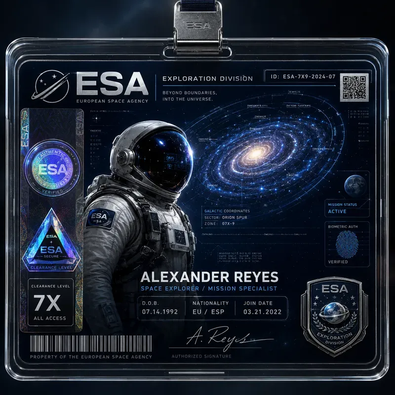 Retro Media Id Card Creators