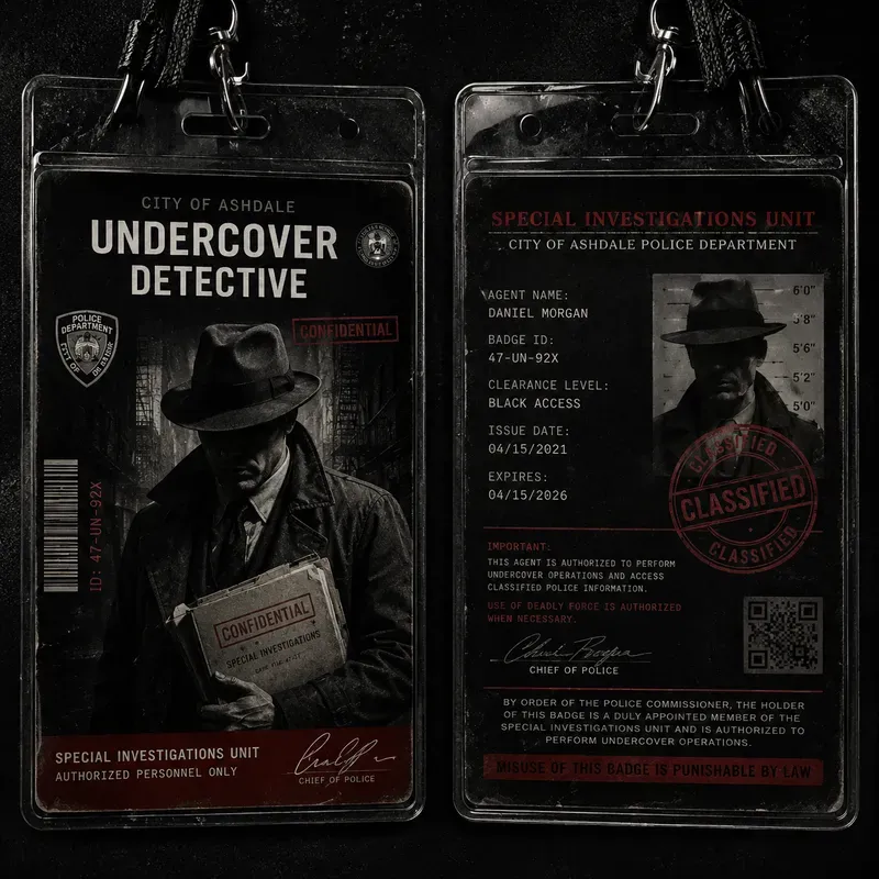 Retro Media Id Card Creators