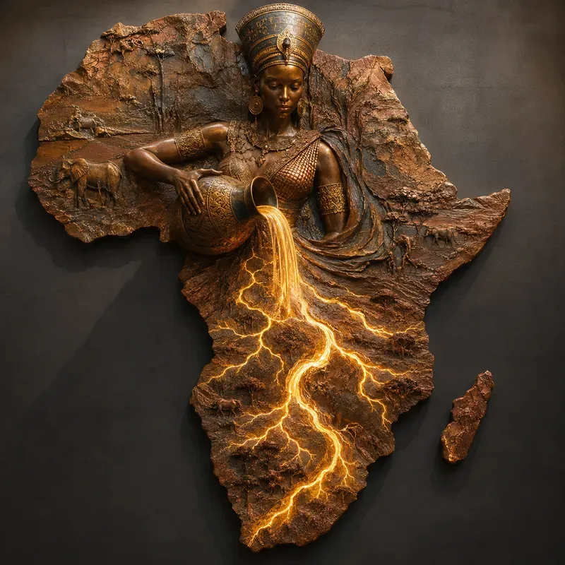 Afrocentric Relief Wall Art