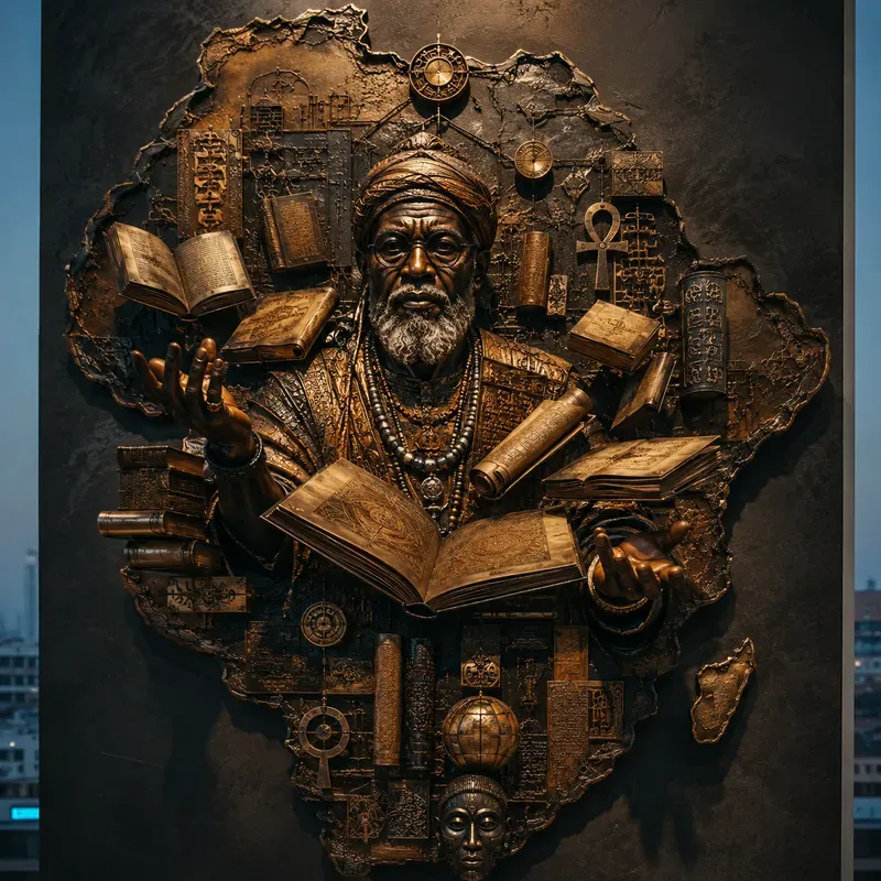 Afrocentric Relief Wall Art