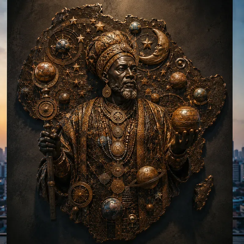 Afrocentric Relief Wall Art