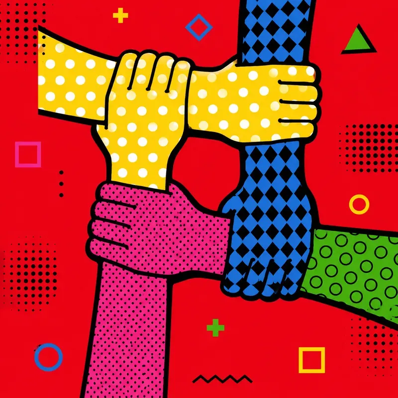 Bold Pop Art Pattern Illustration Kits