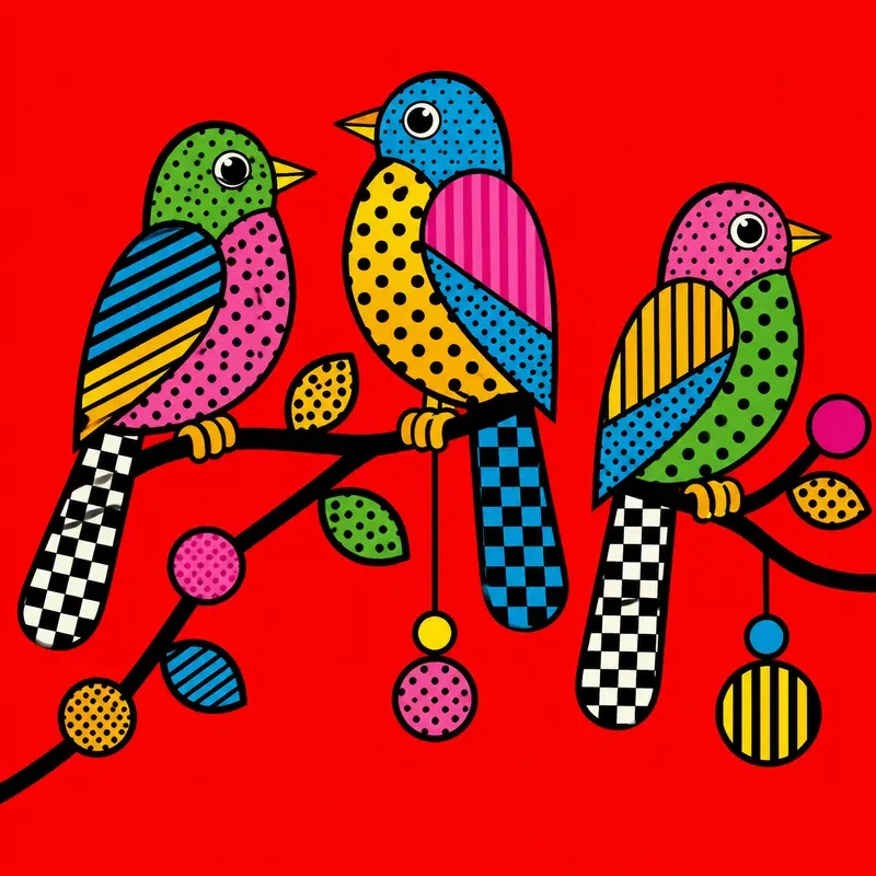 Bold Pop Art Pattern Illustration Kits