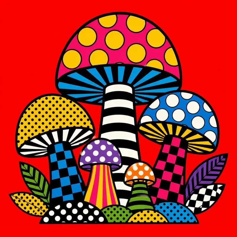 Bold Pop Art Pattern Illustration Kits