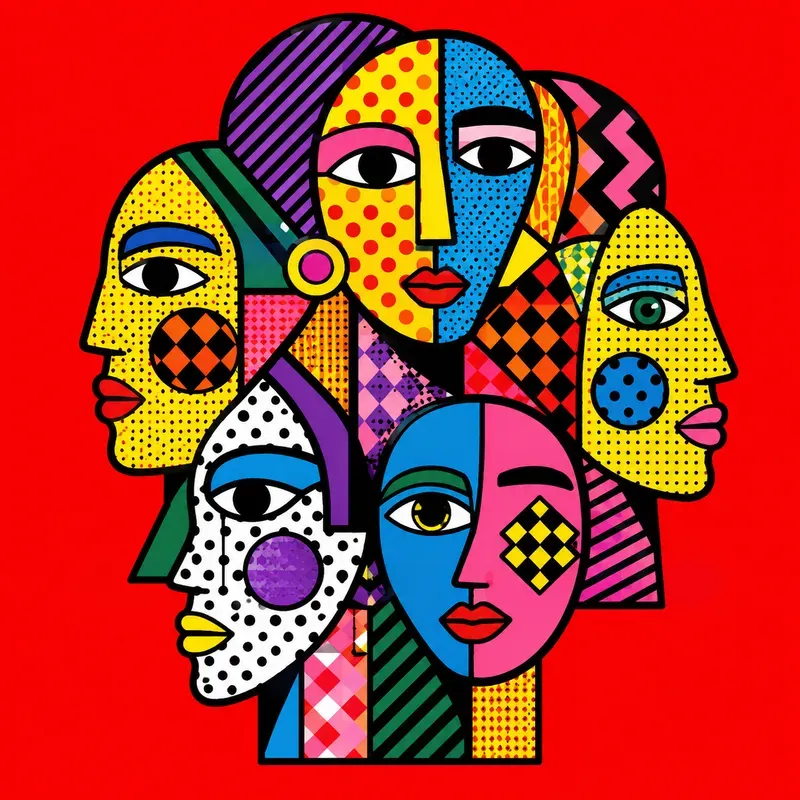 Bold Pop Art Pattern Illustration Kits