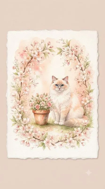 Watercolor Pet Card Illustrations