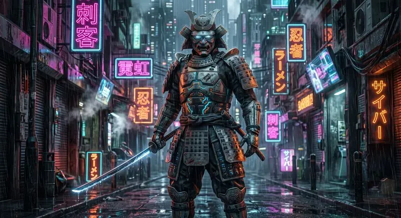 Hyperdetailed Cyberronin Masterpieces