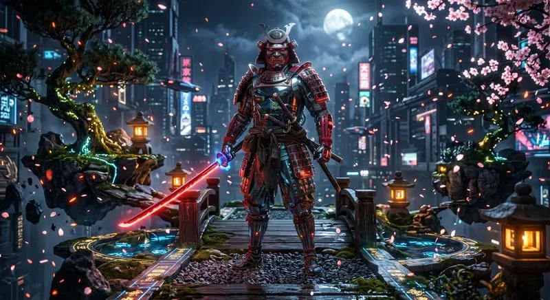 Hyperdetailed Cyberronin Masterpieces