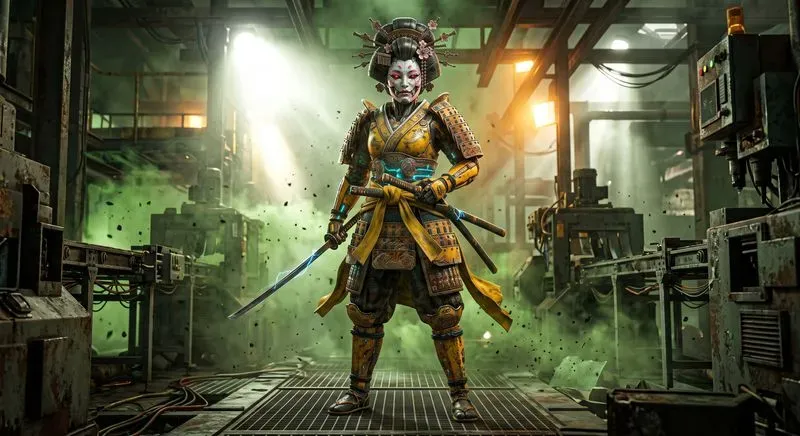 Hyperdetailed Cyberronin Masterpieces