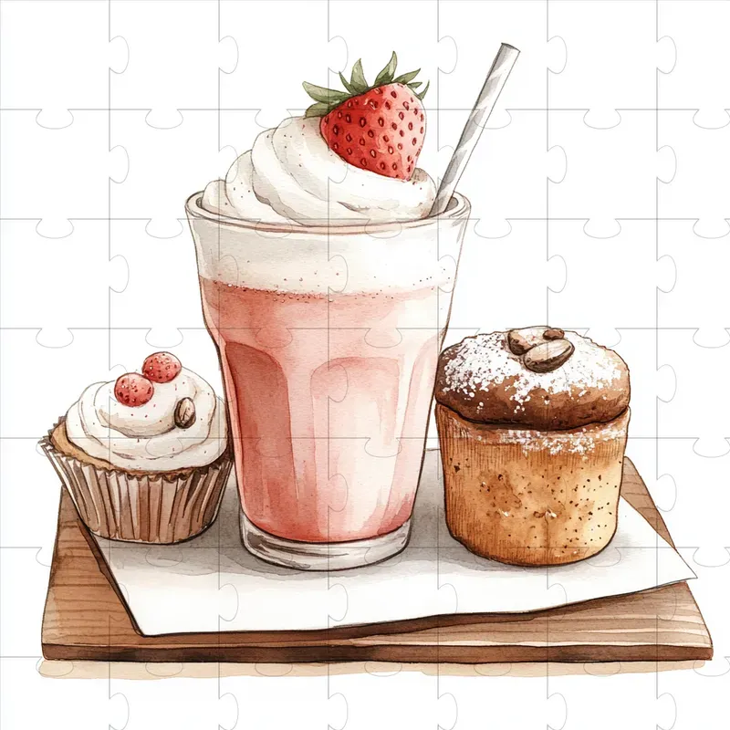 Sweet Coffee And Bakery Delight Cliparts