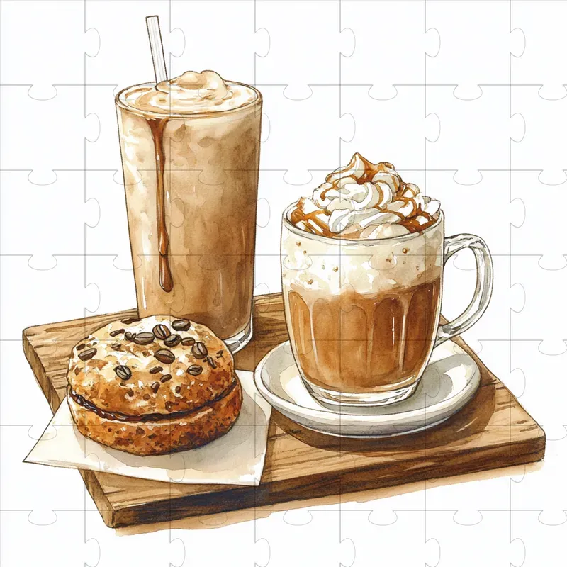 Sweet Coffee And Bakery Delight Cliparts