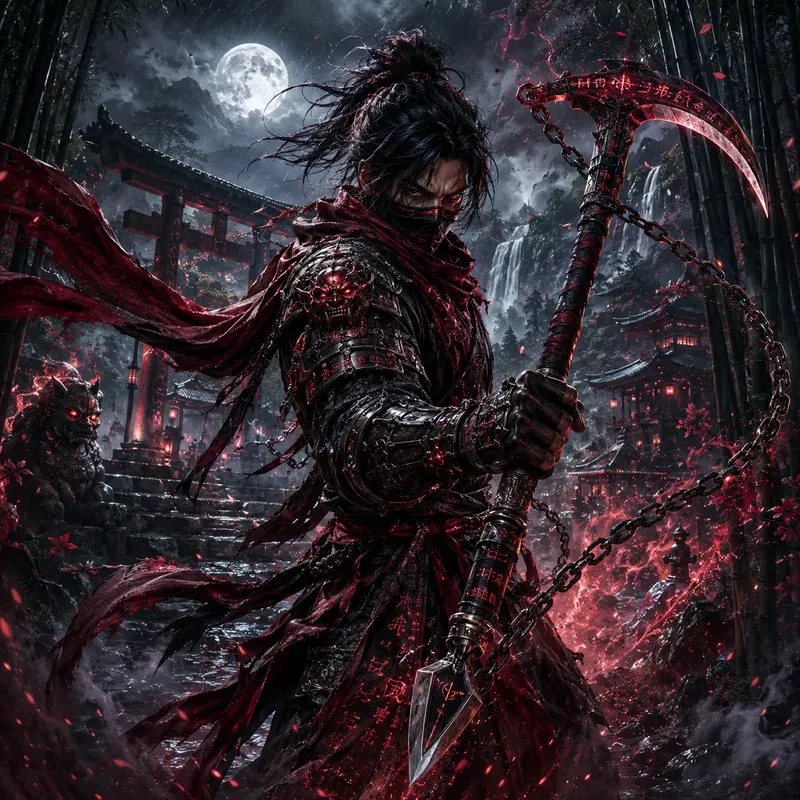 Epic Ninja Warriors With Weapons Mastery