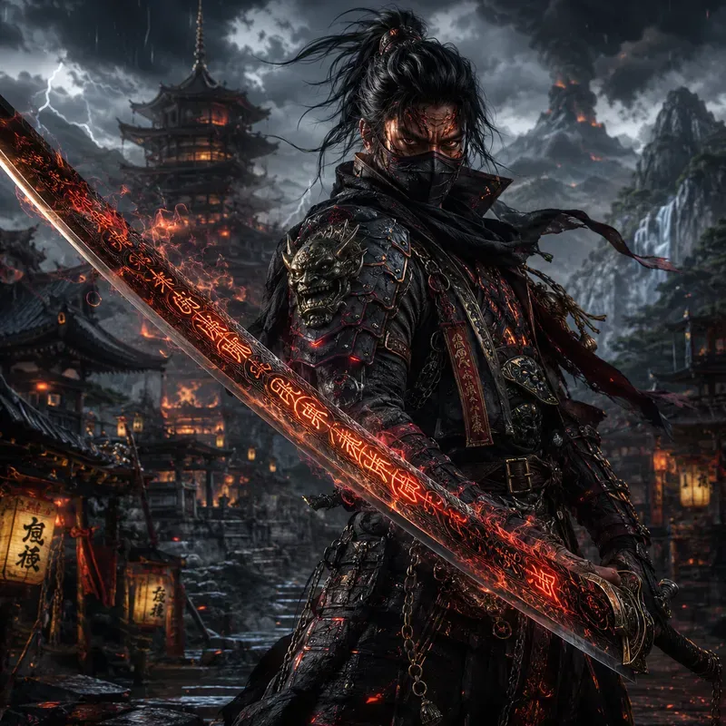 Epic Ninja Warriors With Weapons Mastery