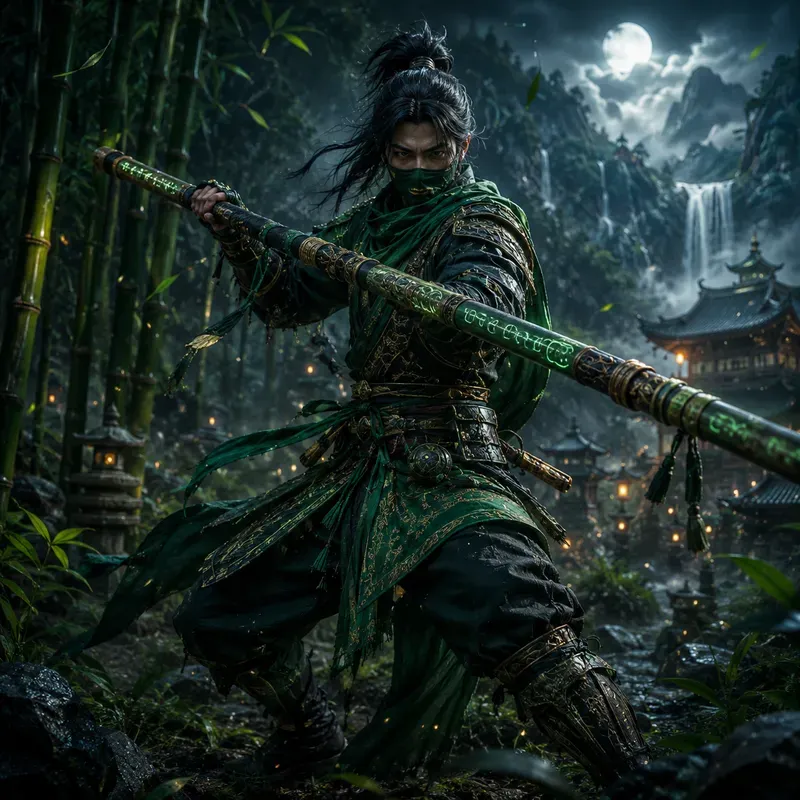 Epic Ninja Warriors With Weapons Mastery