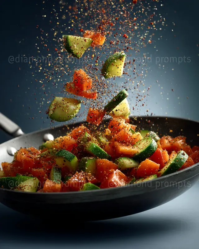 Highkey Food Action Photography