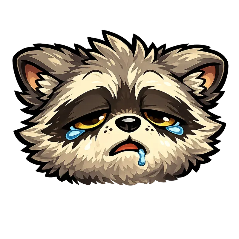 Streamer Raccoon Emote Packs