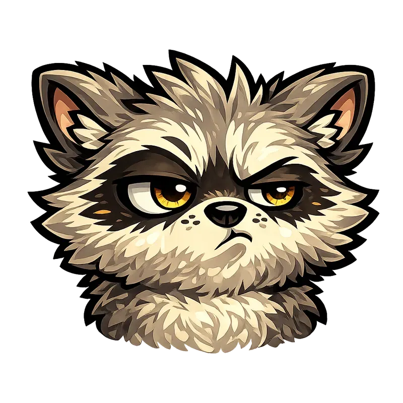 Streamer Raccoon Emote Packs