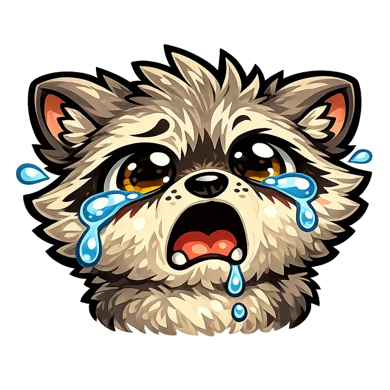 Streamer Raccoon Emote Packs