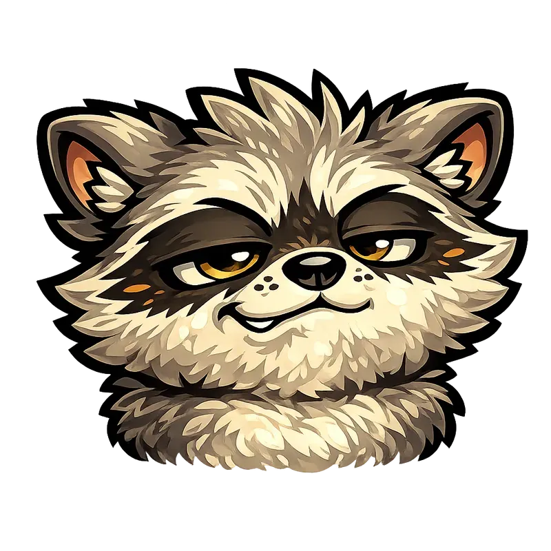 Streamer Raccoon Emote Packs
