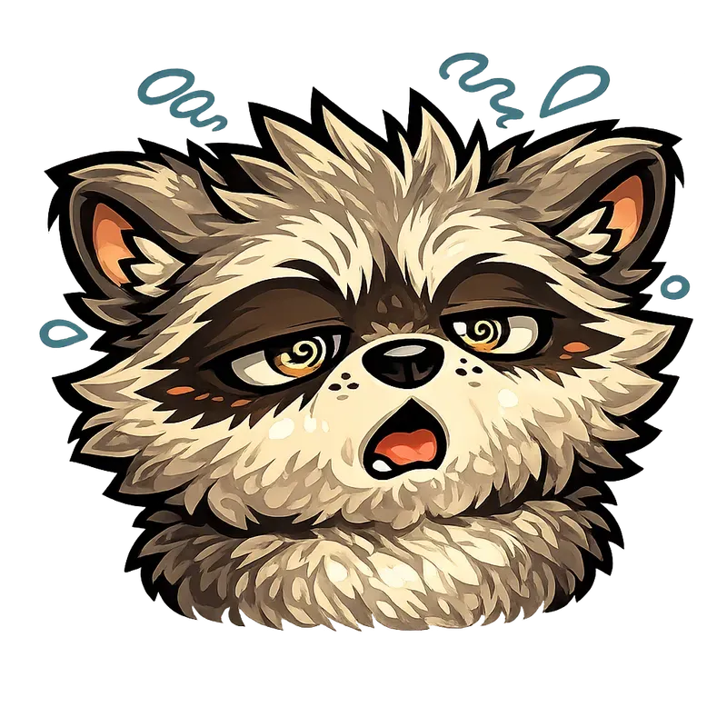 Streamer Raccoon Emote Packs