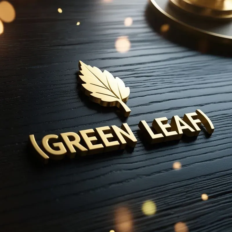 Golden Metallic Logos