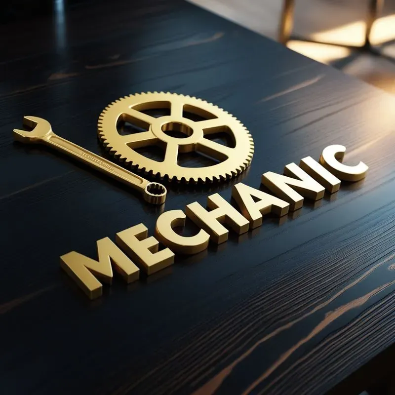 Golden Metallic Logos