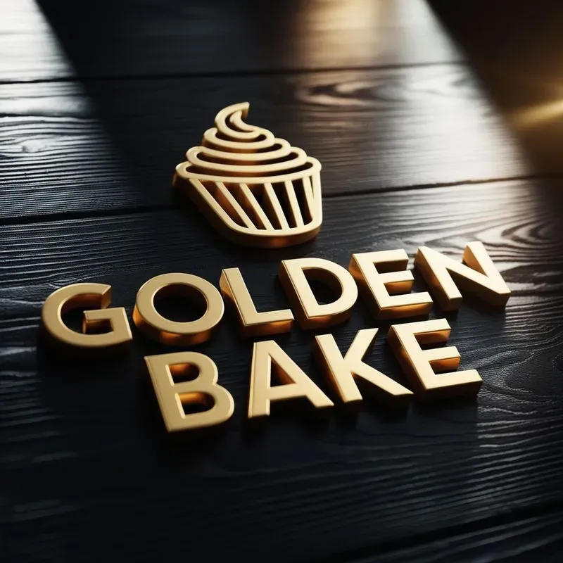 Golden Metallic Logos