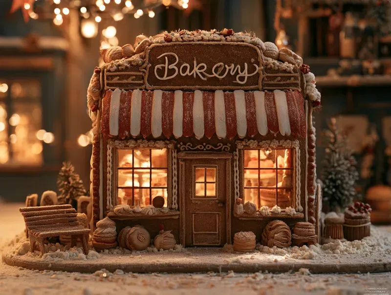 Gingerbread Village Generator