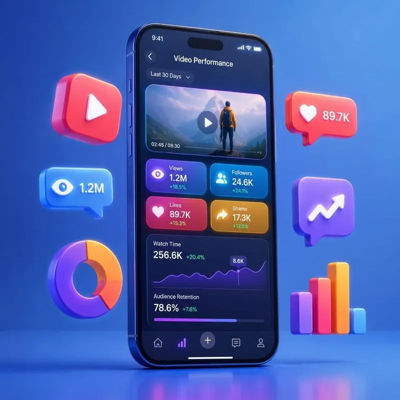 3D Social Media Growth Icon Packs