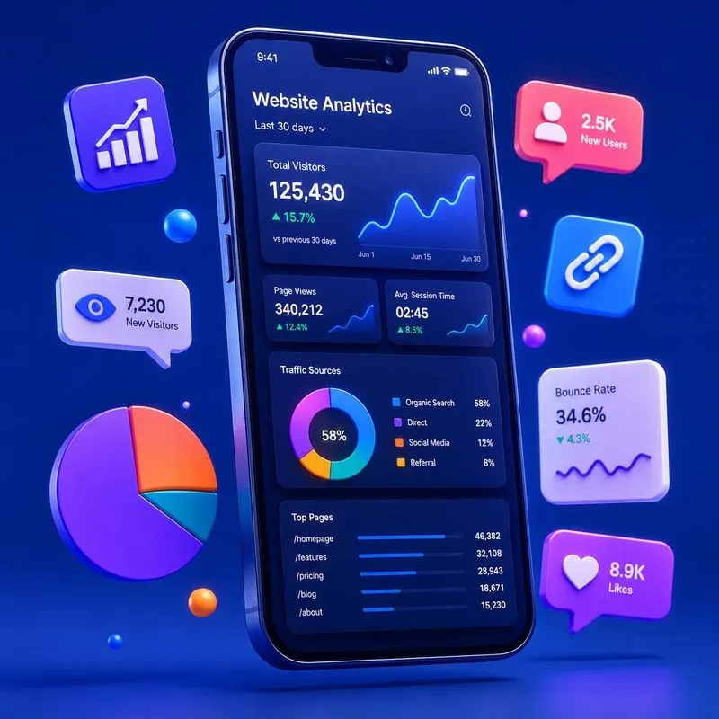 3D Social Media Growth Icon Packs