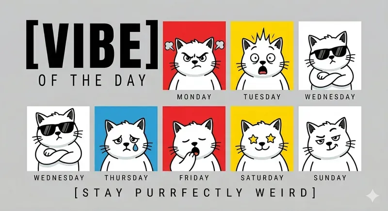 Weekly Mood Chart Tshirt Prints