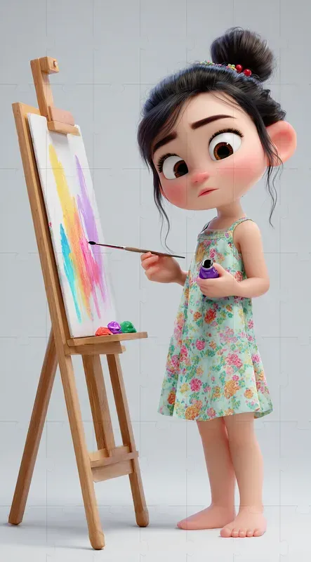 3D Pixar Style Characters