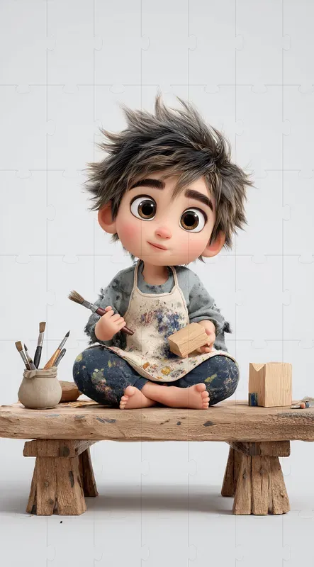 3D Pixar Style Characters