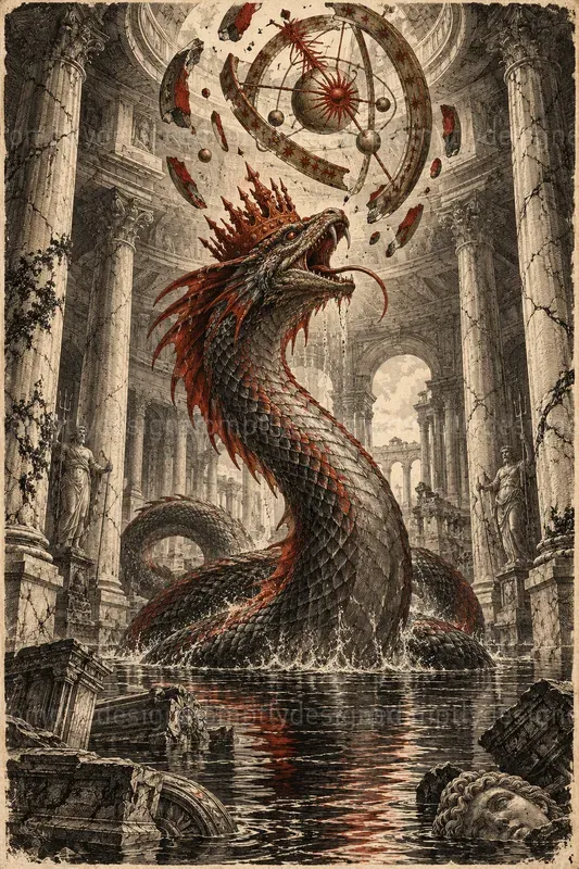 Vermilion Mythic Engravings