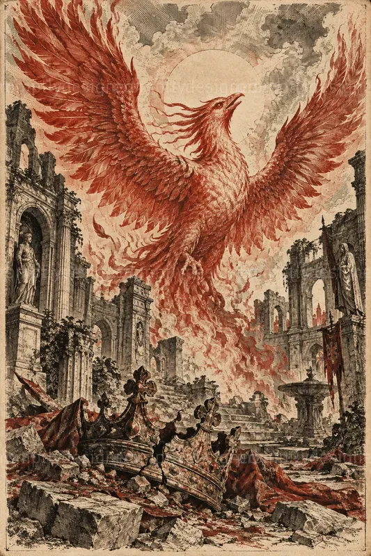 Vermilion Mythic Engravings
