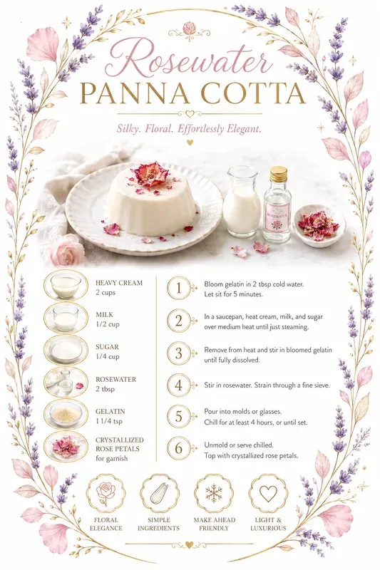 Lavender Recipe Infographic Generator