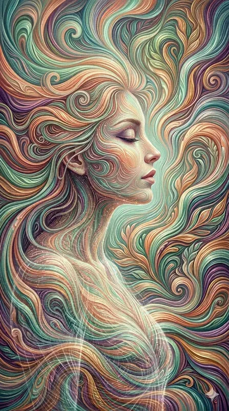 Ethereal Fluid Flow Oil Painting Creators