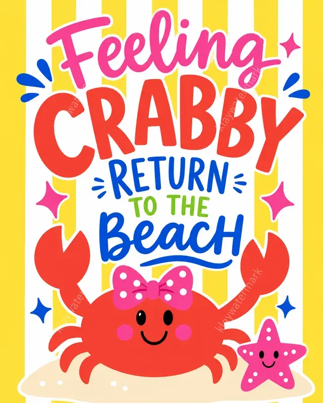 Preppy Beach Summer Posters