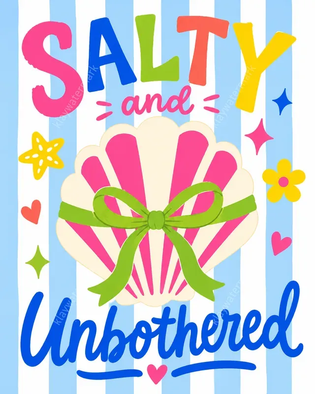 Preppy Beach Summer Posters