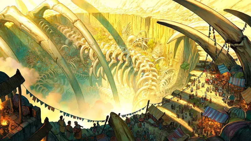 Epic Ink Watercolor Fantasy World Builds