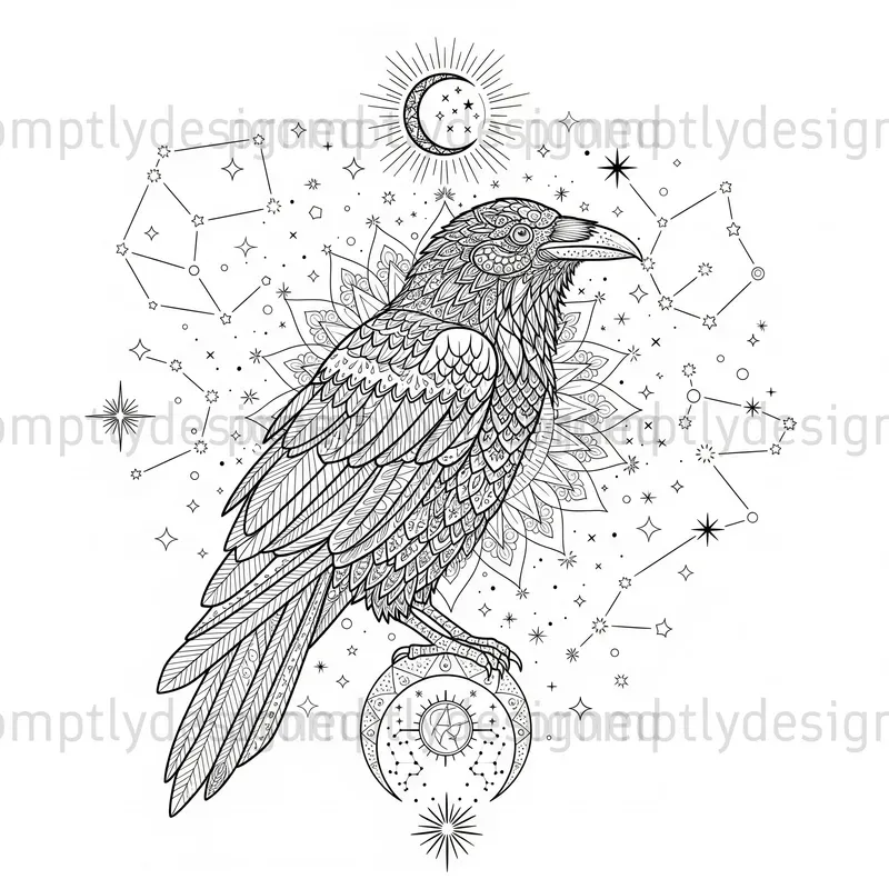 Zentangle Totem Animals Coloring Pages